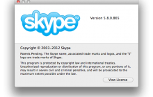 Skype 5.8 update brengt ondersteuning voor OS X 10.8 Mountain Lion