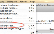 Sleutelhangertoegang/Keychain wachtwoorden en logins overzetten naar nieuwe Mac