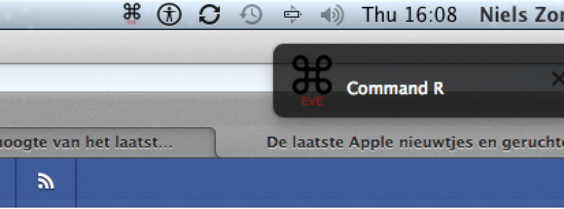 Leer alle sneltoets-combinaties van Mac OS X met EVE