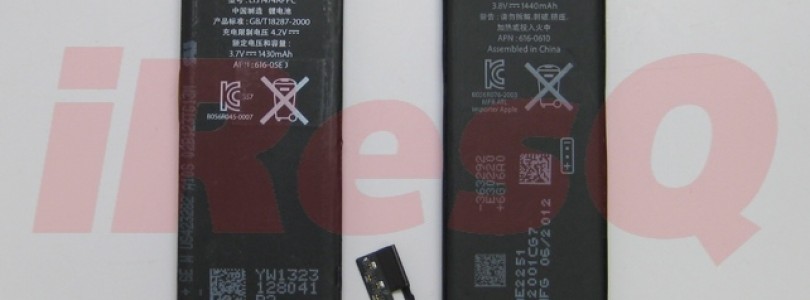 iPhone 5 batterij lijkt vooral langer en dunner te zijn