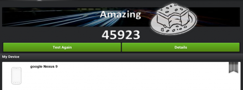 Nexus 9 met 4G connectiviteit getest in AnTuTu