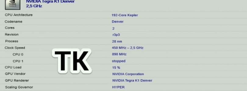 Nexus 9 lijkt 64-bits Nvidia Tegra K1 SoC te krijgen