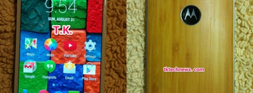 Motorola Moto X+1 met houten achterkant gespot