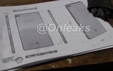 Schematische tekening van Huawei P8 verschijnt online