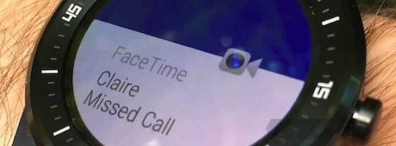 Android Wear gesynchroniseerd met iPhone.