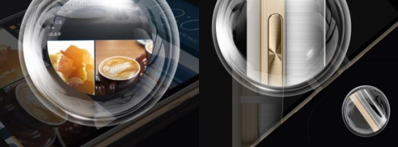 Persafbeeldingen tonen HTC One M9+ met fysieke thuisknop