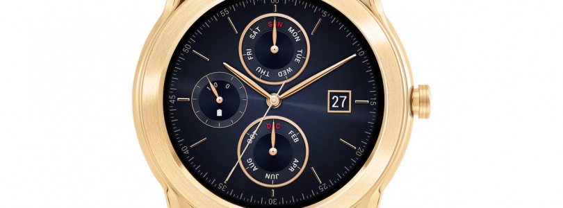 LG introduceert Watch Urbane Luxe met 23 karaats goud