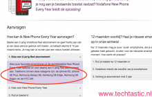 Vodafone bevestigt iPhone 6S en iPhone 6S Plus naam op website
