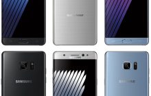Galaxy Note 7 interface vergeleken met Galaxy S7