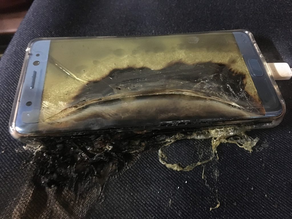 samsung galaxy note 7 explosie