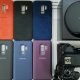 Foto toont cases en Qi-lader voor Samsung Galaxy S9+