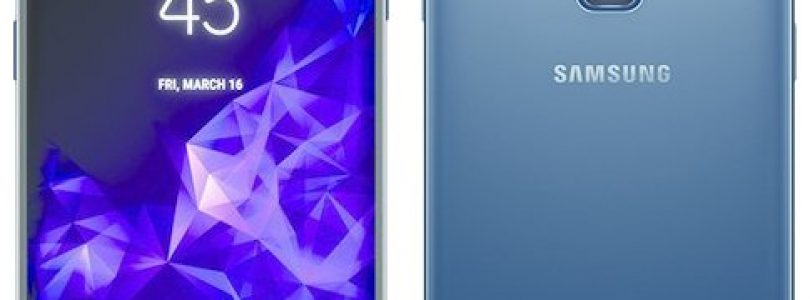 Dit is de Samsung Galaxy S9 in Coral Blue