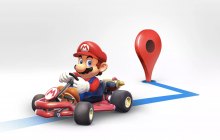 Mario Kart Google Maps