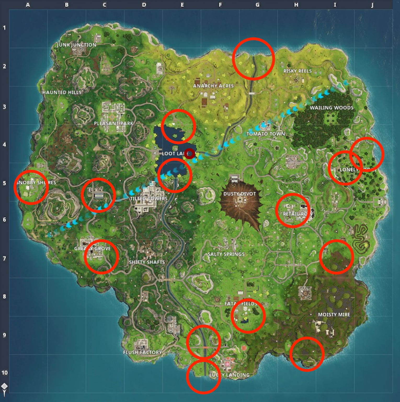 Fortnite Rubber Duckies-locaties: hier vind je meer dan 10 ... - 1530 x 1538 jpeg 477kB