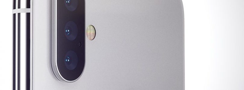 iPhone X (2019) met drie camera's.