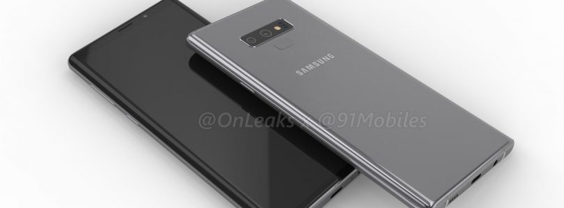 Samsung Galaxy Note 9 nagenoeg identiek aan Note 8