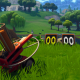 Fortnite challenge: behaal een score van drie bij drie kleiduifschietmachines (Clay Pigeon)