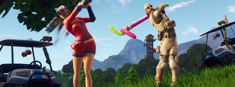 Fortnite-challenge: sla een golfbal van de tee naar de green