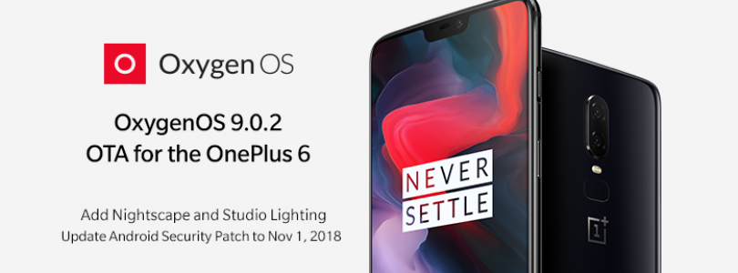 OnePlus 6-update introduceert Nightscape en Studio Lighting