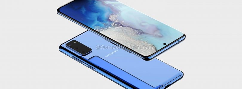 Renders tonen Samsung Galaxy S11e met gekromd 6,3-inch scherm