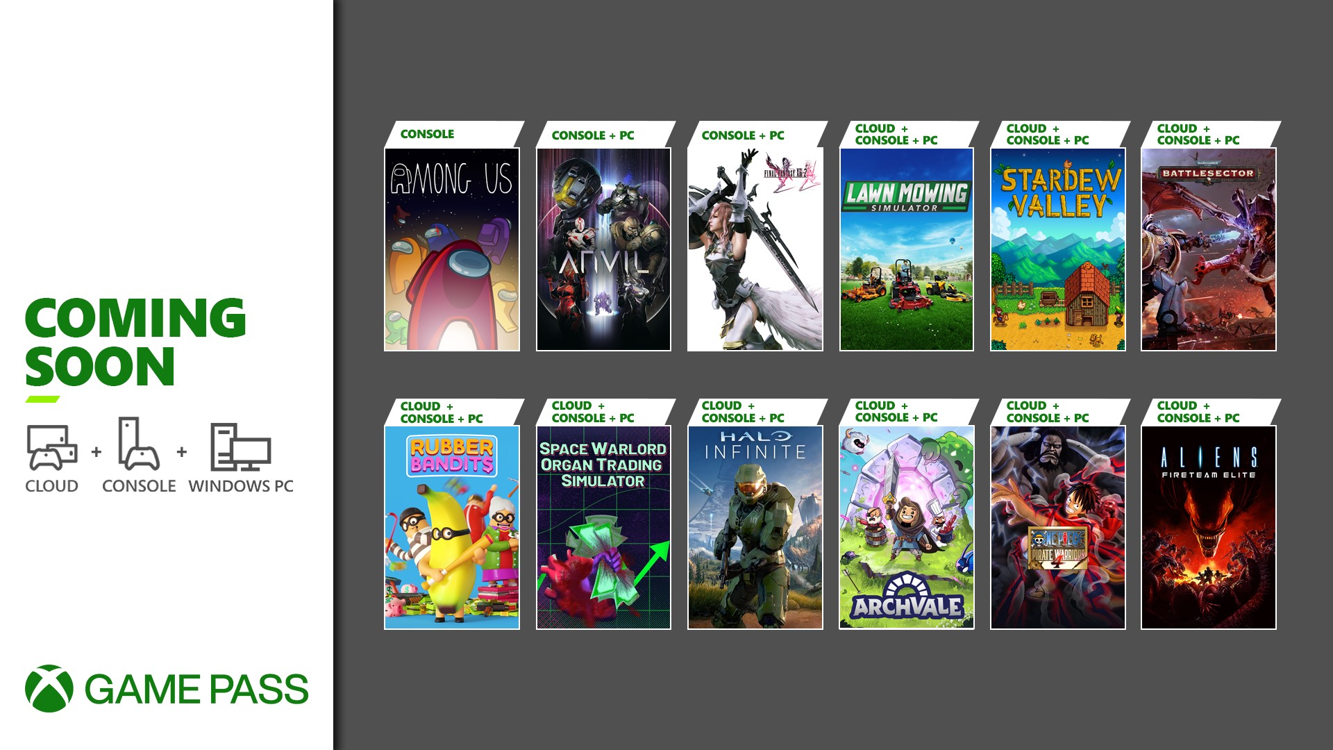 Xbox one games coming sales soon