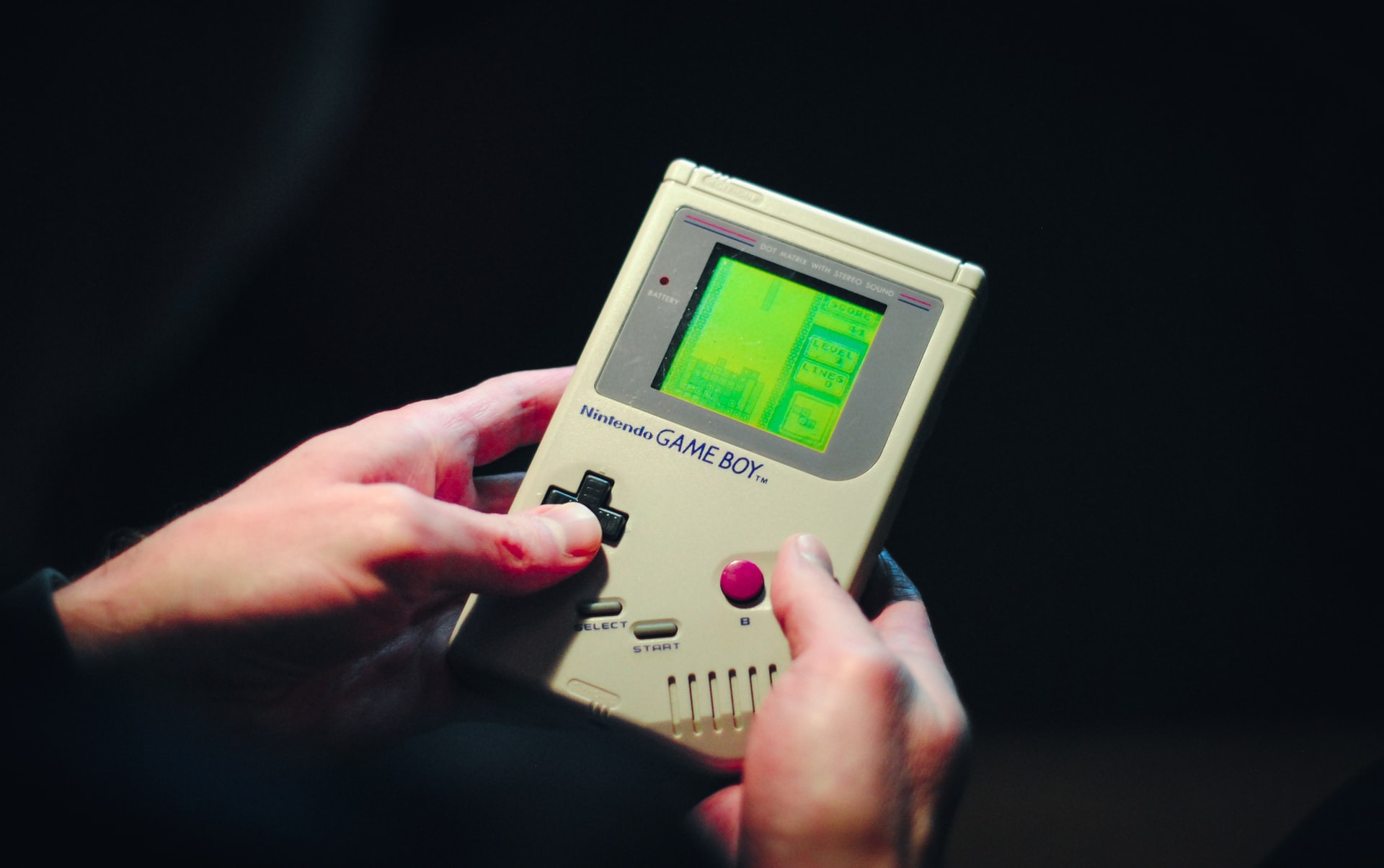 De originele Game Boy. 