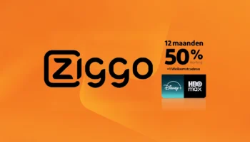 Ziggo Black Friday 2025: maximaal 12 maanden 50% korting op internet en tv